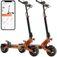 RCB TECH E-Scooter D7 Ultra mit Straßenzulassung NFC Blinker App bis 100km Reichweite, 500 W, 20 km/h, 1600 W Peakleistung, bis 150 kg Gesamtmasse