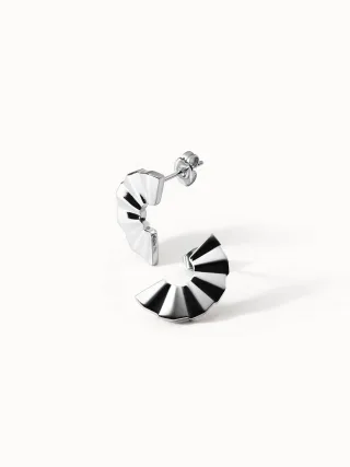 PURELEI Fan Ohrringe mit Zirkonia Steinen