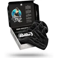 Nuke Guys Microfaser Auto Trockentuch - Gamma Dryer S bis XXL Mikrofasertuch (Microfaser, 40x40 cm, 1-tlg., Gamma Dryer XXL - Schwarz - 40x40cm 1400GSM)