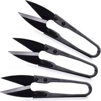 Grow Expert Gartenschere Ernteschere Set – 3 Scharfe Scheren aus Edelstahl für Pflanzen Garten, Rostfrei, ergonomisch, präzise Schneidekraft, vielseitig einsetzbar
