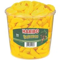 HARIBO Süßigkeit Bananas, Schaumzucker, 1050 g (150 Stück)