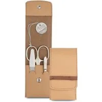 nippes Solingen Maniküre-Etui Maniküre Set GAP, Rindleder-Etui und hochwertige Instrumente, 3 tlg., echtes Leder außen und innen