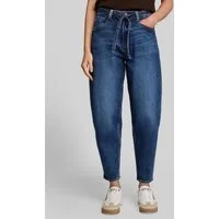 TOM TAILOR Denim Weite Jeans Jeanshosen TTADEA BARREL Jeans mit Gürtel
