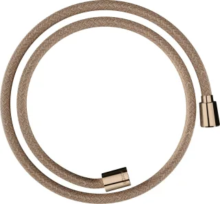Hansgrohe Textilbrauseschlauch Axor 1250mm mit konischer/zylindrischer Mutter, polished red gold, 28 28227300