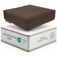 Stoffschmiede Sitzkissen Sitzerhöhung - orthopädisches Sitzkissen mit Memory Foam - 40x40x10cm, Ergonomisches Sitzkissen Stuhl als Sitzerhöhung und Aufstehhilfe