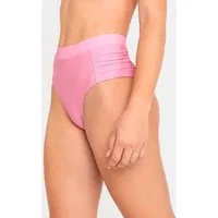 LSCN by LASCANA Highwaist-Bikini-Hose Gina mit modischen Raffungen