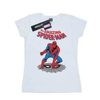Marvel - "The Amazing Spider-Man" T-Shirt für Damen (Weiß)