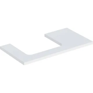 Geberit ONE Waschtisch-Platte, Ausschnitt links, für Aufsatzwaschtisch 505303002