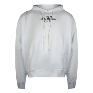 Off-white Off Line Skate Hoodie Weiß