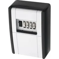 ABUS Schlüsselkasten KeyGarage™ 787 - Schlüsselbox zur Wandmontage - schwarz-silber (Standard), mit indiv. einstellbarem, 4-stelligem Zahlencode - ideal für das Büro