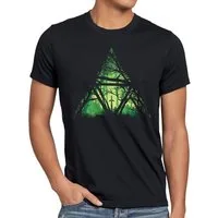 style3 T-Shirt Nature Triforce link hyrule zelda link nintendo