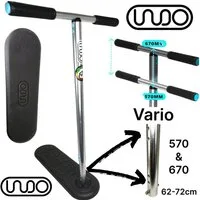 INDO Stuntscooter Indo Kickstarter Trampolin Stunt-Scooter Trick Trainer H=62-72cm