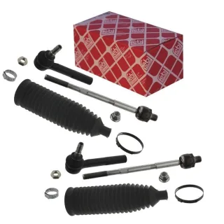 2 Febi Spurstangen vorne + Lenkmanschetten Opel Astra G Zafira