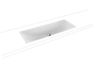 Kaldewei Unterbauwaschtisch SILENIO Mod.3048, 934x391, alpinweiß matt,Perl-Effekt,AD  906106003711