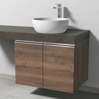 Sanipa Waschtischunterbau mit Türen 2morrow (L2362) 510x700x520 Eiche-Tabak, L236250 L236250