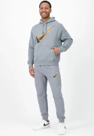 Nike Standard Issue Moto Overhead-Trainingsanzug in Grau