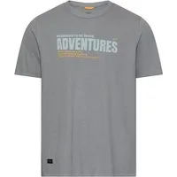 camel active Kurzarmshirt Rundhals mit Frontprint