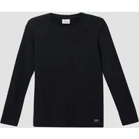 s.Oliver Langarmshirt T-Shirt Longsleeve aus Strukturjersey