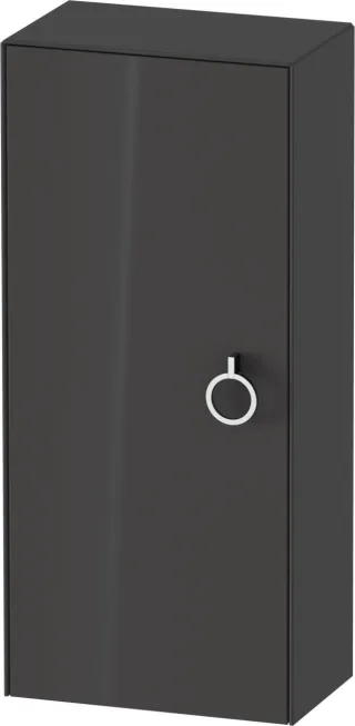 Duravit White Tulip Halbhochschrank Graphit Hochglanz 400x240x880 mm - WT1323LH1H1 WT1323LH1H1