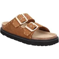 Rohde TROPEA Pantolette Sommerschuh, Strandschuh mit Plateau und Nieten