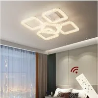 Eurohandisplay LED Deckenleuchte LED Deckenlampe Lampe Fernbedienung Lichtfarbe/Helligkeit einstellbar, LED fest integriert, Einstellbar, Mit Fernbedienung Lichtfarbe und Helligkeit einstellbar