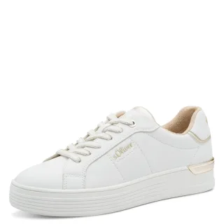 s.Oliver Shoes - Da.-Schnürer white - Gr. - 39