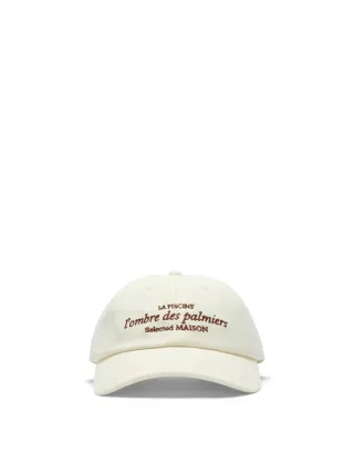 selected men - Lässige Cap für Damen mit modischer Stickerei weiß - Gr. - ONE SIZE