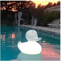 Licht-Trend Dekolicht Schwimmfähige Akku-LED-Leuchte Duck-Duck S Weiß