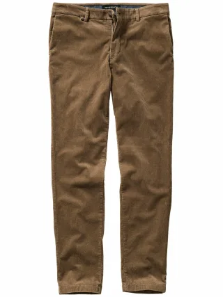 Mey & Edlich Herren Charmante Cord-Chino Beige 75 % Baumwolle, 23 % Lyocell, 2 % Elasthan