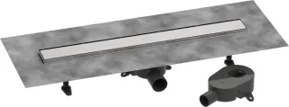 Hansgrohe Komplettset Duschrinne RainDrain Go 700 rücks.beflies.Stand./flache Instal. edelstahl geb 56272800