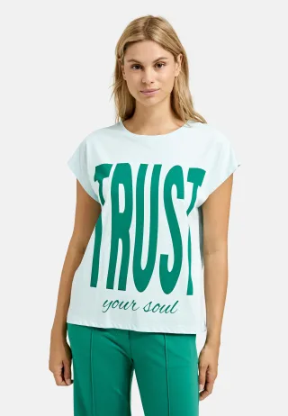 Smith&Soul - T-Shirt Wording iceblue - Gr. - S