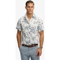 Superdry Kurzarmhemd VINTAGE LOOM S/S SHIRT mit sommerlich coolem Hawaii-Blumen-Print