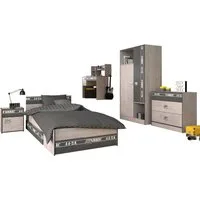 Parisot Jugendzimmer-Set Fabric 11, (6-tlg., 6-teilig)