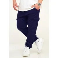 behype Jogginghose BHPIURA Herren Sporthose mit Cargotaschen Trainingshose Freizeithose