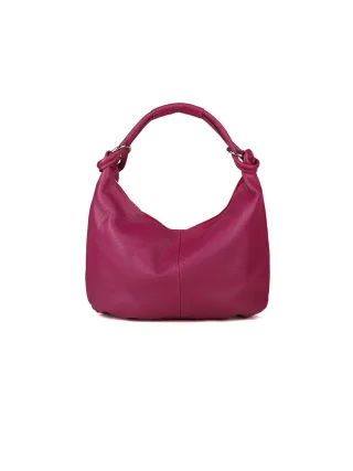 Giulia Monti Schultertasche Dunkel Fuchsia