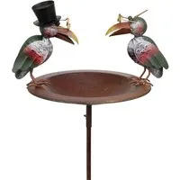 Moritz Vogeltränke Vogeltränke Garten Raben 29 x 110 x 22,5 cm