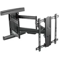 RICOO TV-Wandhalterung TV Wandhalterung robust neigbar schwenkbar multifunktional S7544-B, (bis 95 Zoll, VESA 200x200 bis 400x400, 1-tlg., 70 Kg Aufnahme, 55" bis 95" (140-241 cm) Bildschirm Diagonale, bis 17° Neigung, bis 120° Schwenkung +/-3° Drehu