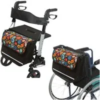Seniori Aufbewahrungstasche SENIORI Rollator / Rollstuhl Tasche Rollatortasche Rollstuhltasche, 6. Folklore_Classic