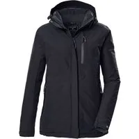Killtec Funktionsjacke KOW 225 WMN JCKT Atmungsaktive, wind- und wasserdichte Damenjacke, abnehmbare Kapuze