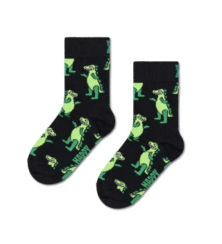 happy socks - Kids Inflatable Dino Sock Schwarz