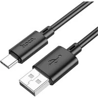 hoco. X88 USB-Kabel, USB-A Stecker, USB-C Buchse, Langlebiges 3A Schnellladekabel mit PVC-Beschichtung