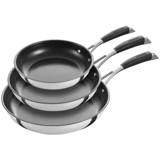 ZWILLING Core Bratpfannenset 3-tlg, 18/10 Edelstahl