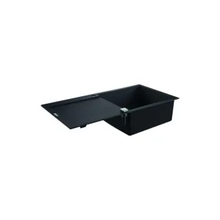 Grohe K500 Komposit-Einbauspüle 31645AP0 1000x500mm, 1 Becken mit Abtropffläche, granit schwarz