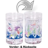 COPPENRATH DIE SPIEGELBURG Kindergeschirr-Set Coppenrath 17433 - Die Spiegelburg Nella Nixe Glitzerbecher mit Schwim