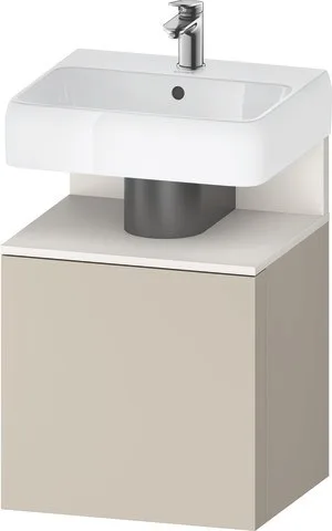 Duravit Qatego Waschtischunterbau wandhängend Taupe Supermatt 490x420x645 mm - QA4077L84830000 QA4077L84830000