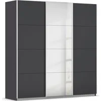 OTTO home Schwebetürenschrank Kleiderschrank Schrank Schlafzimmerschrank Garderobe AGORDO (Breiten 203/271/315/360 cm in drei Griff-Farben - NEU: Farbe SCHWARZ) Top Innenausstattung, in 4 Breiten und 2 Höhen MADE IN GERMANY