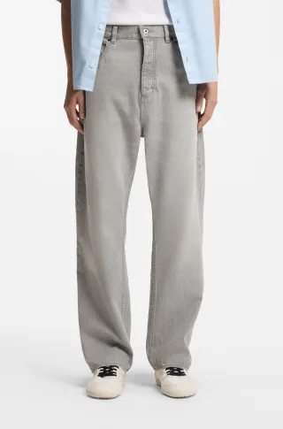 HUGO Blue 5-Pocket-Jeans "Nate" Baggy Fit, mittlere Leibhöhe