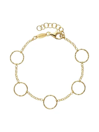 Der Kettenmacher Fantasy Armband 925/- Sterling Silber vergoldet 19,5 cm