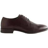 Next Unifarbene Derby-Schuhe aus Leder Schnürschuh (1-tlg)