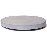 VIVANNO Pflanzenroller Kunststein MOVO Rund - Grau Matt, (1-St), 28x4 cm